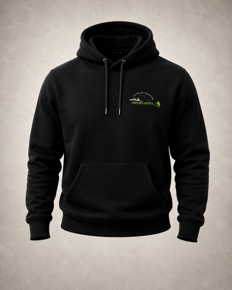 Swordfish Deck Hoodie Zwart